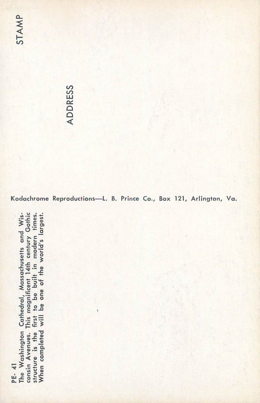 United States Washington D.C. The Washington cathedral