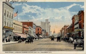 Main Street, State Capitol - Columbia, South Carolina SC  