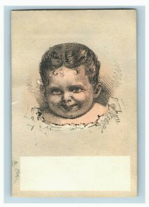 1880s Victorian Trade Cards Baby Poses Happy Crying Sad Lot Of 5 P200