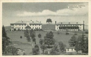Brookville Hospital Pennsylvania #21351 1930s Postcard Dexter 20-8767