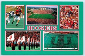 INDIANA UNIVERSITY, Bloomington IN ~ Stadium HOOSIERS FOOTBALL 4x6 Postcard