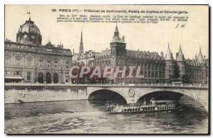 Old Postcard Paris 1st Commercial Court courthouse and Concierge