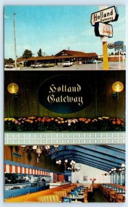 VANCOUVER?, WA Washington ~ Roadside HOLLAND GATEWAY RESTAURANT c1960s Postcard