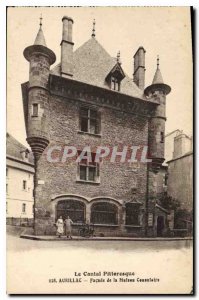 Postcard Old Picturesque Cantal Facade of the Consular House