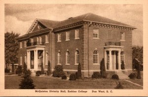 South Carolina Due West McQuiston Hall Erskine College