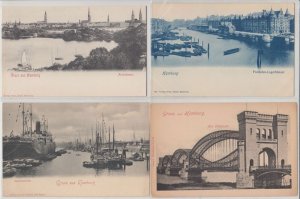 HAMBURG Germany 80 Vintage Postcards Mostly pre-1920 (L5354)