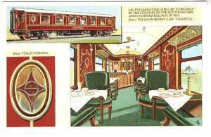 Parlour Car Cornunna, Pullman Railway Train Interior