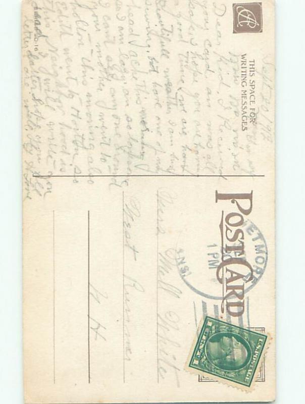 Divided-Back PRETTY WOMAN Risque Interest Postcard AA7992