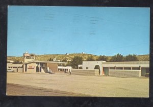 WHITE'S CITY NEW MEXICO PUEBLO MOTEL ROUTE 66 VINTAGE ADVERTISING POSTCARD
