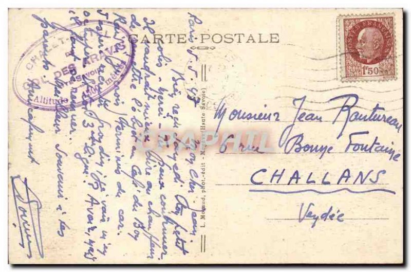 Col des Aravis - Cascades - Old Postcard