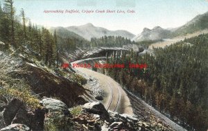 CO, Cripple Creek, Colorado, Short Line Railroad, Approaching Duffield