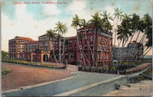 Sri Lanka Ceylon Galle Face Hotel Colombo Postcard C132