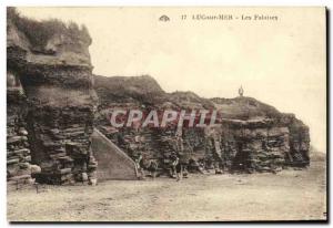 Old Postcard Luc Sur Mer Cliffs