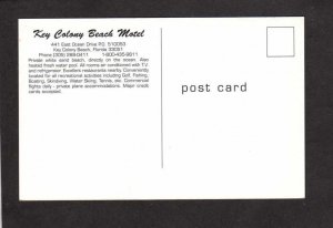 FL Key Colony Beach Hotel Motel Florida Postcard Pool