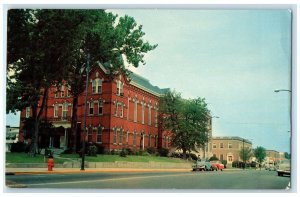 c1960 Main Street Looking East Wicomico County Road Salisbury Maryland Postcard