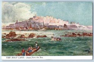 Jaffa Tel Aviv Israel Postcard Holy Land Joppa From Sea c1910 Oilette Tuck Art