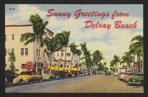 Street in Delray Beach FL Used c1951