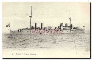 Old Postcard Boat War Cruiser Cairasse Le Dupleix