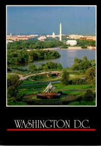 Washington D C View Showing Iwo Jima Memorial & Greater Washington D C Area 1990