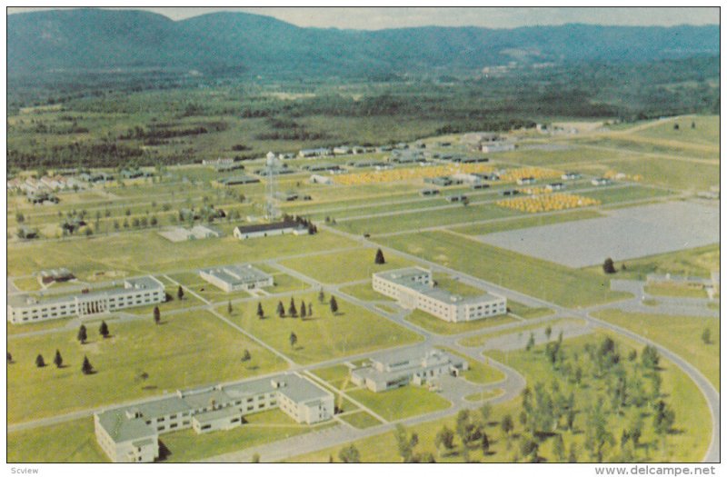 Aerial View of Camp Val Carter, QUEBEC, Canada, 40-60s