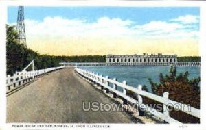 Power House And Dam - Keokuk, Iowa IA