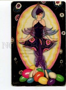 262110 HAREM Belly Dancer EASTER by CHIOSTRI old ART DECO #265