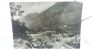 Vintage Rp Postcard Andorra Aerial View Hotel PLA Radio Andorra Real Photo