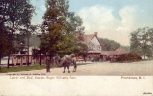 PROVIDENCE, RI CAMEL AND BOAT HOUSE ROGER WILLIAMS PARK