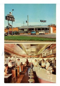 VA - Warrenton. Frost Diner ca 1955 Interior & Exterior Views