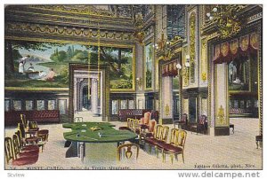 Interior, Salle Du Trente-Quarante, Monte Carlo, Monaco, 1900-1910s