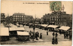 CPA St-NAZAIRE - La Place Marceau (250939)