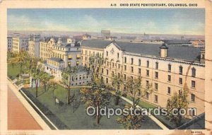 Ohio State Pentitntiary Columbus, Ohio USA Prison 1941 Missing Stamp stains o...