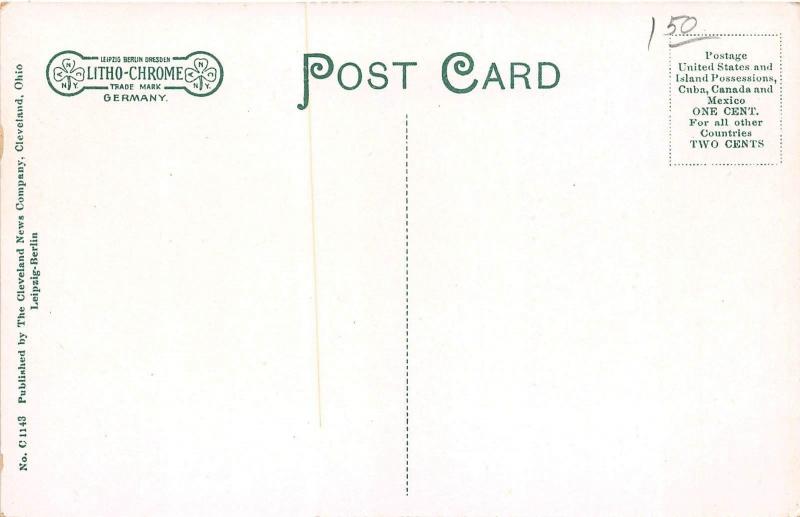 Ohio Postcard c1910 MARYSVILLE 2View HAUNTED HOUSE Union County