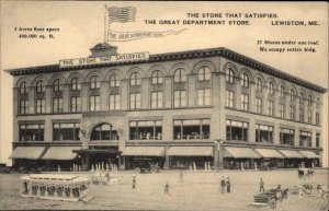 Lewiston Maine ME The Great Department Store c1910 Vintage Postcard