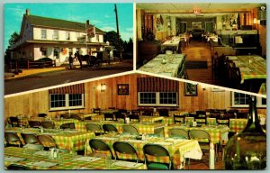 Multiview Brownstown Restaurant Brownstown PA UNP Chrome Postcard G10