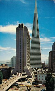 USA Holiday Inn And Transamerica Building San Francisco Vintage Postcard 07.48