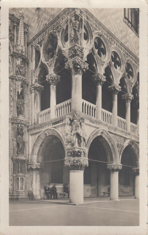 Italy Venice Ducal Palace real photo postcard