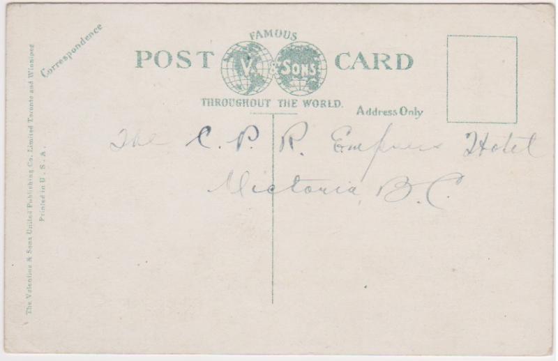 EMPRESS HOTEL VICTORIA BC VALENTINE