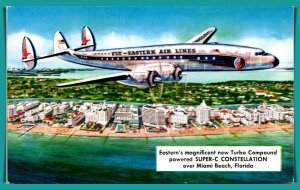Florida, Miami Beach - Eastern Airlines Super-C Constellation - [FL-874]