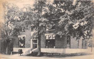 MELROSE MASSACHUSETTS POST OFFICE PHOTOLUX POSTCARD 1956