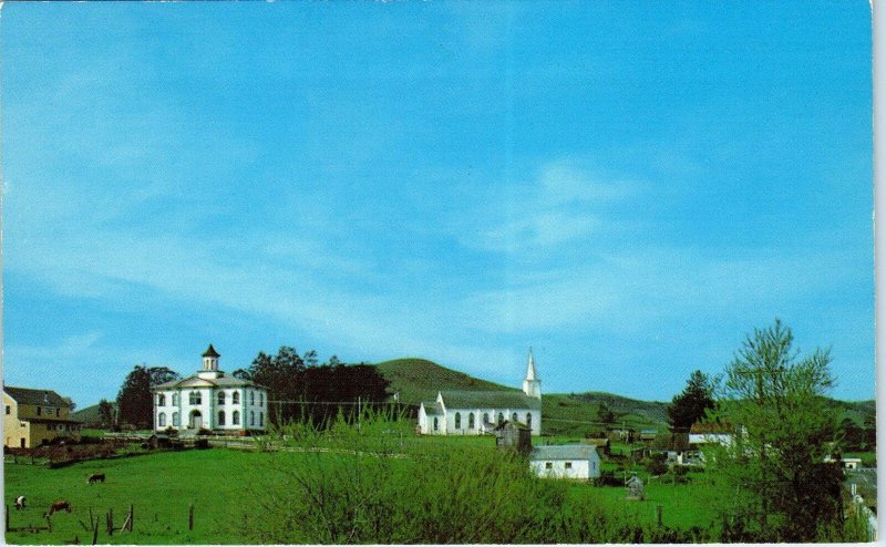 BODEGA, CA California   CHURCH & SCHOOLHOUSE   c1970s  Sonoma  County  Postcard