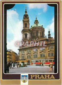 Postcard Modern Praha St Nicolas Cathedral