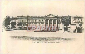 Old Postcard Compiegne Chateau (Park View)