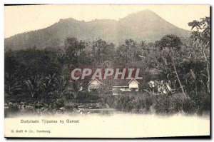 Postcard Old Badplaats Tjipanas by Garoet Indonesia