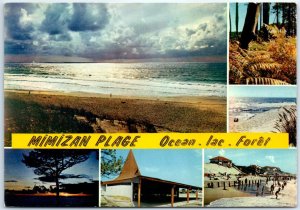 Postcard - Aquitaine coast, Mimizan Plage - Mimizan, France 