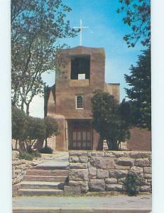 Unused Pre-1980 CHURCH SCENE Santa Fe New Mexico NM A7403