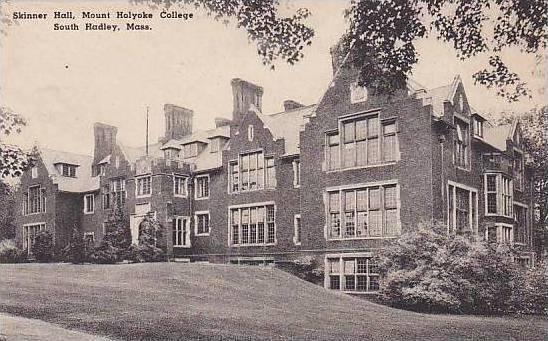 Massachusetts South Hadley Mount Holyoke College Skinner Hall Albertype