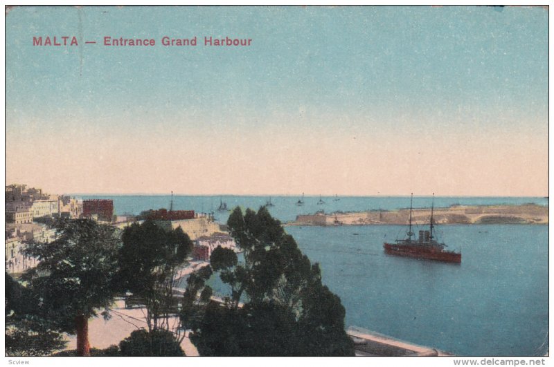 MALTA - Entrance Grand Harbour , 00-10s