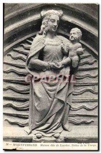 Montferrand -House called Lucrece - Statue of the Virgin - Old Postcard
