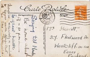 Genealogy Postcard - Ancestor History - Hewitt - Westcliff-on-Sea - Essex U2471